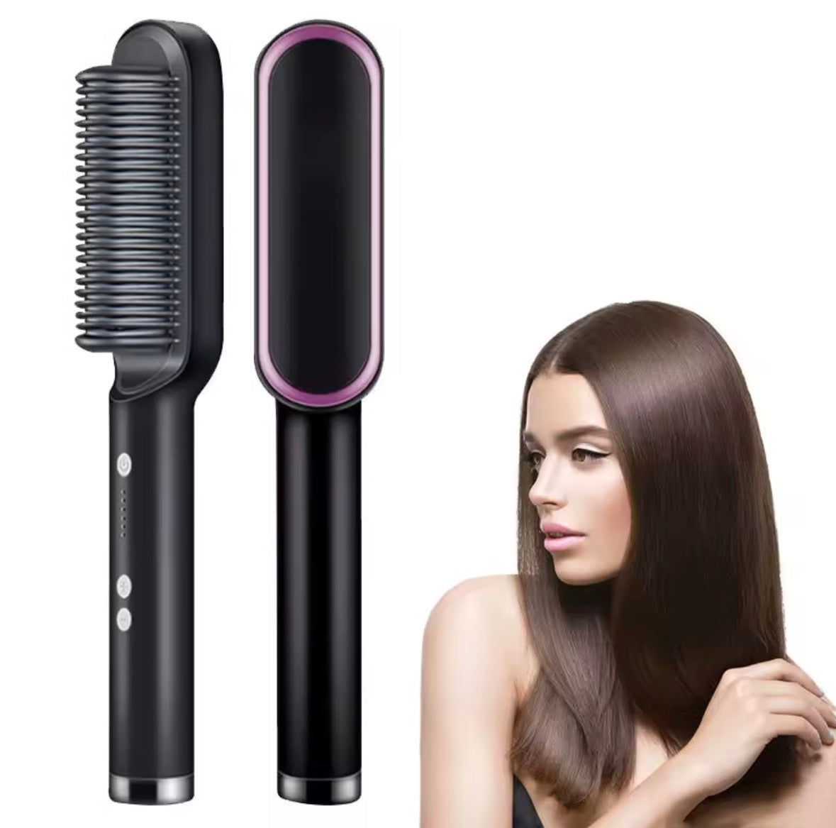 Glowify™ Portable Hair Straightening Brush
