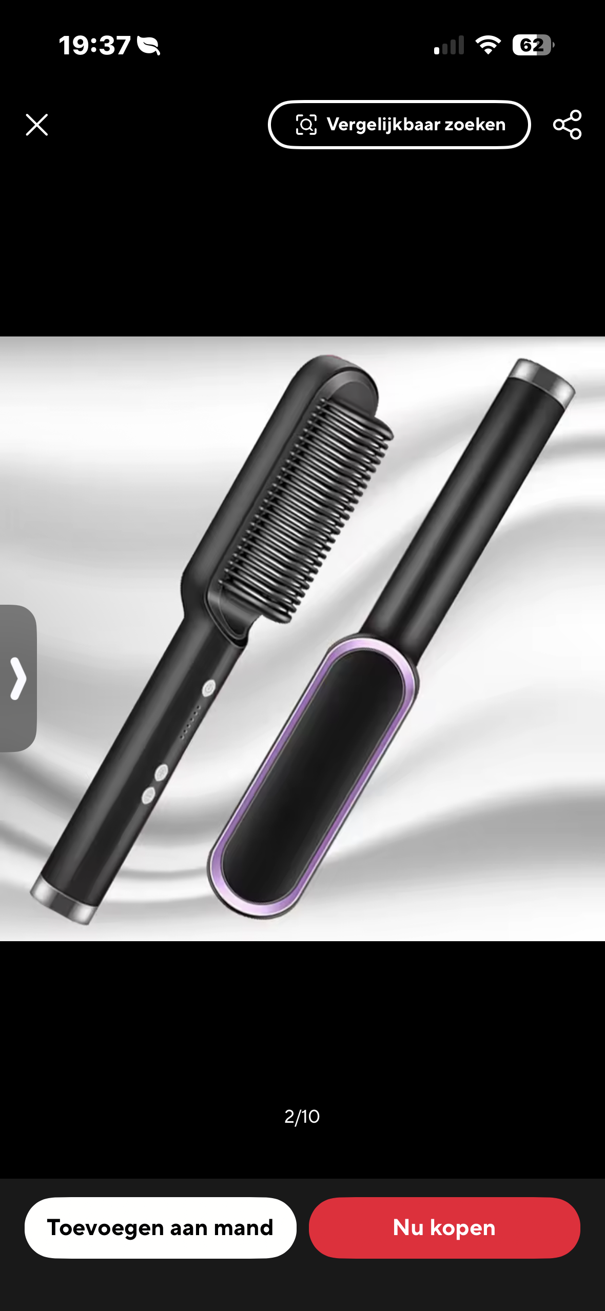 Glowify™ Portable Hair Straightening Brush